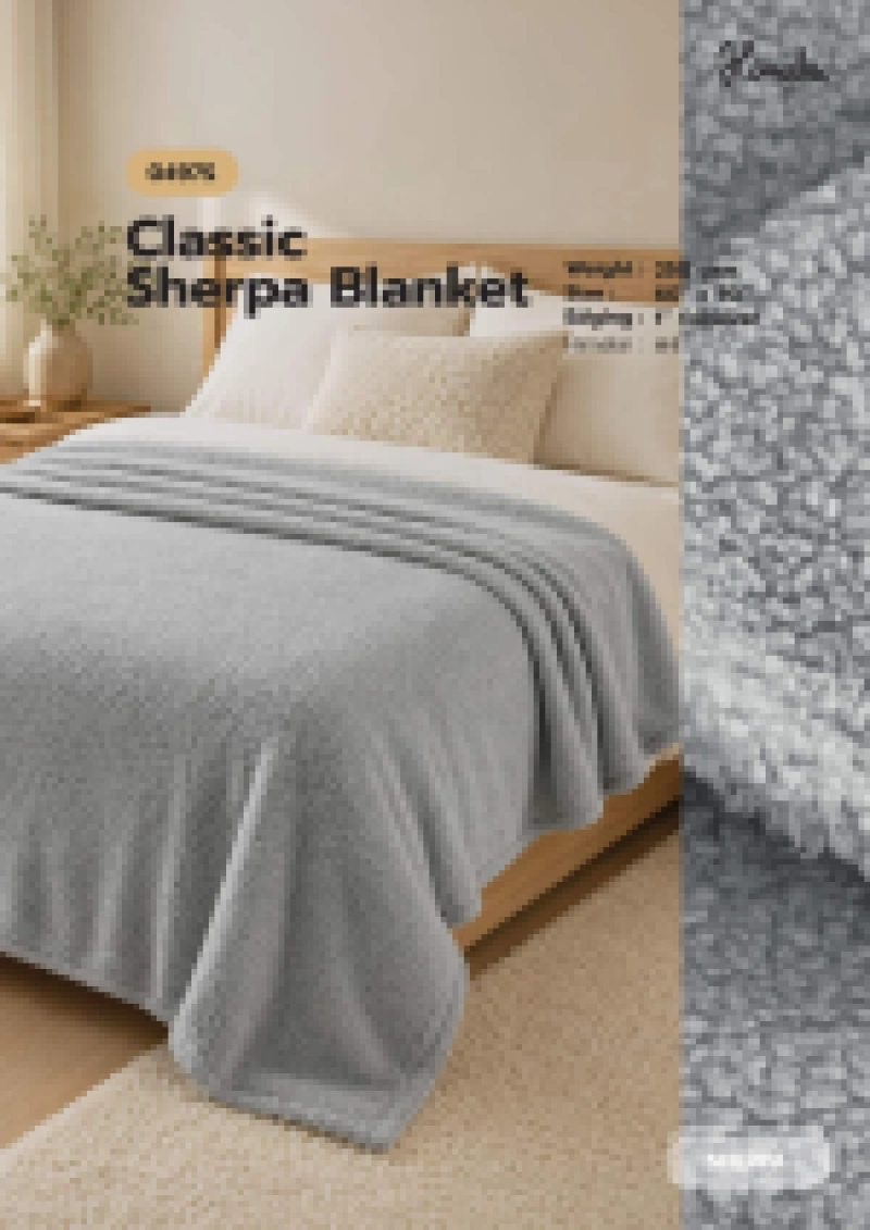 Meadow Sherpa Blanket Collection